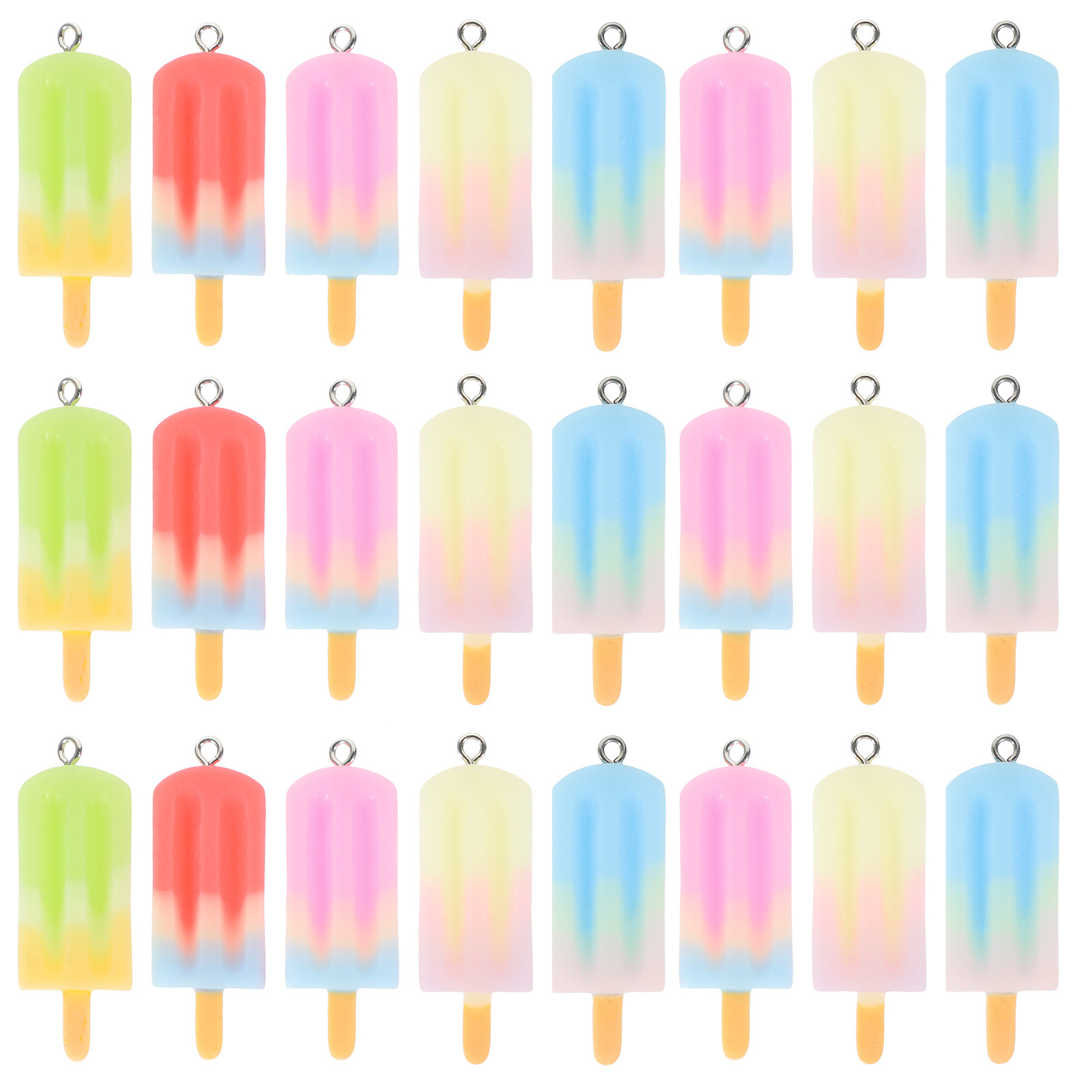 25Pcs Creative Resin Ice Cream - Resin Craft Supplies ulasan dan harga