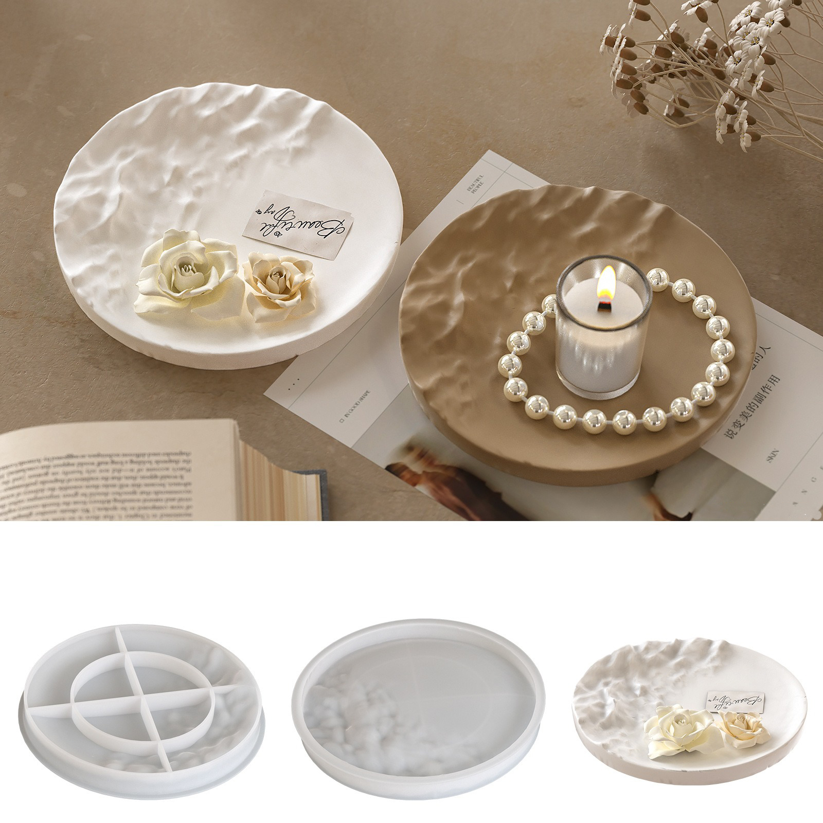 INS Irregular Ripple Large Cir - Resin Ocean Wave Mold ulasan dan harga