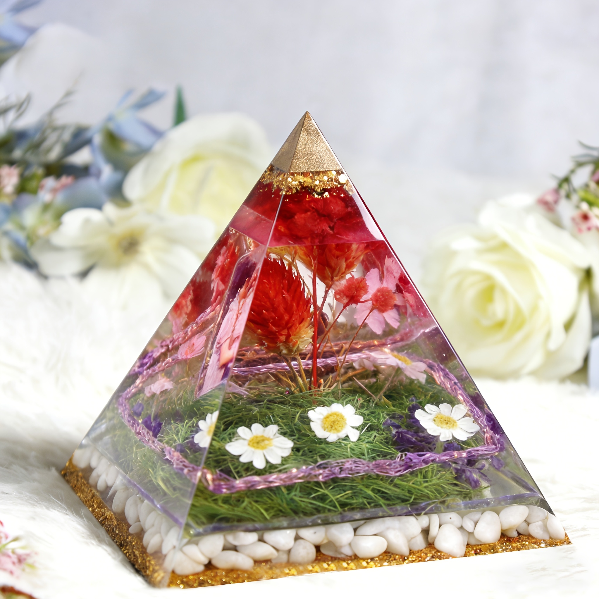 5pc- Pyramid resin molds of va - Resin Jewelry Kit ulasan dan harga