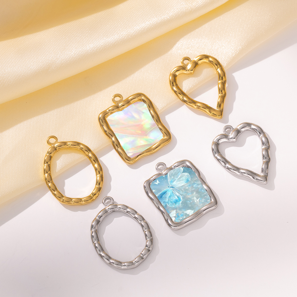 5pcs Stainless Steel Heart Rou - Resin Craft Supplies ulasan dan harga