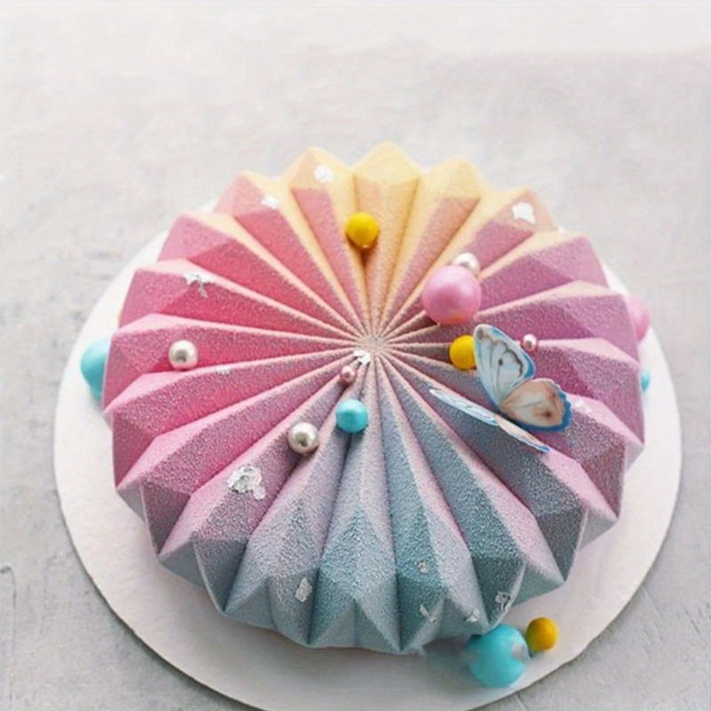 3D Round French Mousse Cake Si - Coaster Mold Round ulasan dan harga