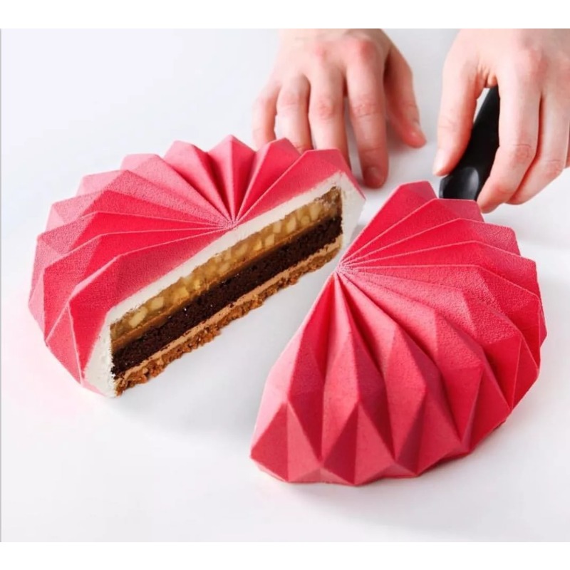 3D Round French Mousse Cake Si - Coaster Mold Round ulasan dan harga