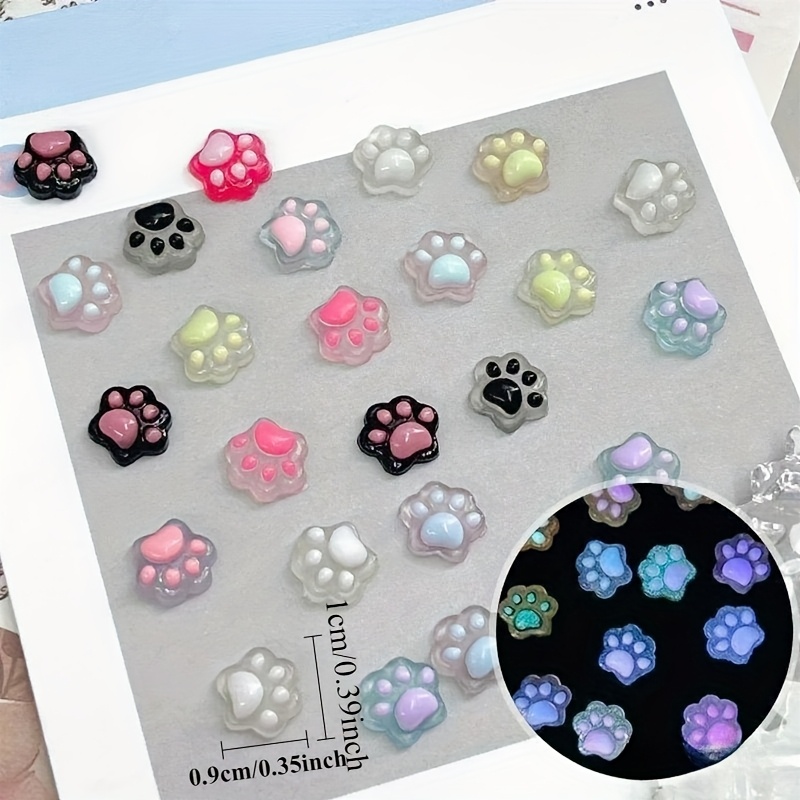 100 pieces luminous resin cat' - Crafting Resin ulasan dan harga