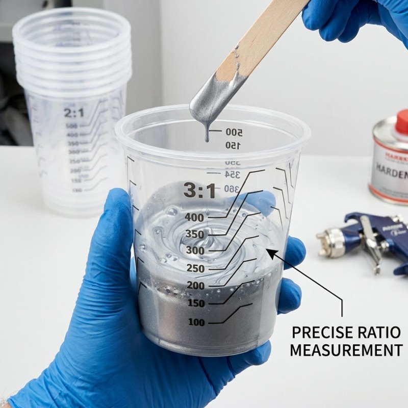 Transparent Plastic Measuring  - Mixing Cup Silicone ulasan dan harga