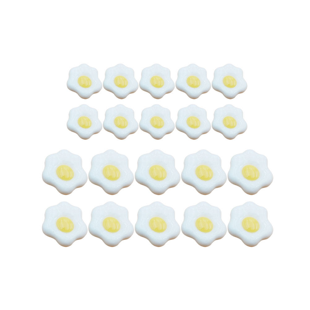 20Pcs Egg Resin DIY Craft Acce - Resin Craft Supplies ulasan dan harga