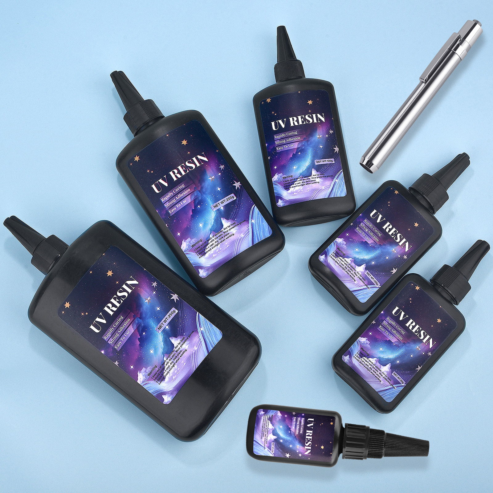 25/50/100/120/200/250g UV Fix  - Epoxy Uv Resin Kit ulasan dan harga