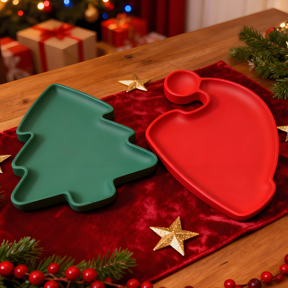 S0246 Christmas Tree Santa Hat - Serving Tray Mold ulasan dan harga