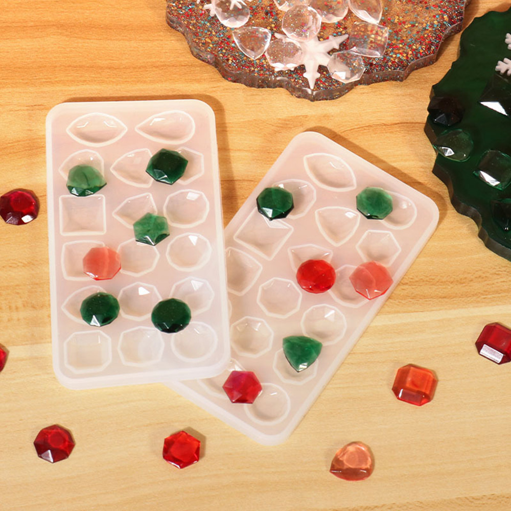 Love Heart Silicone Mold Jewel - Flower Preservation Resin ulasan dan harga