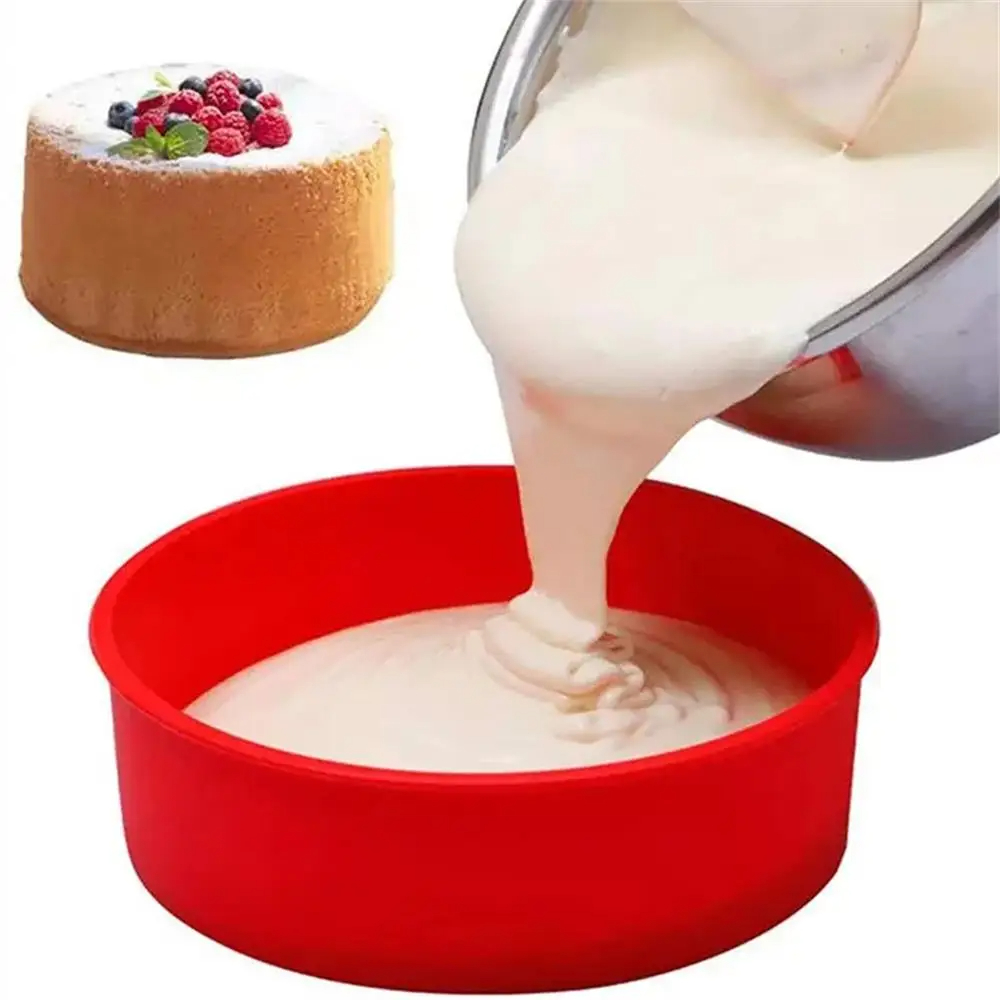 Silicone Cake Mold 4/6/8Inch R - Coaster Mold Round ulasan dan harga