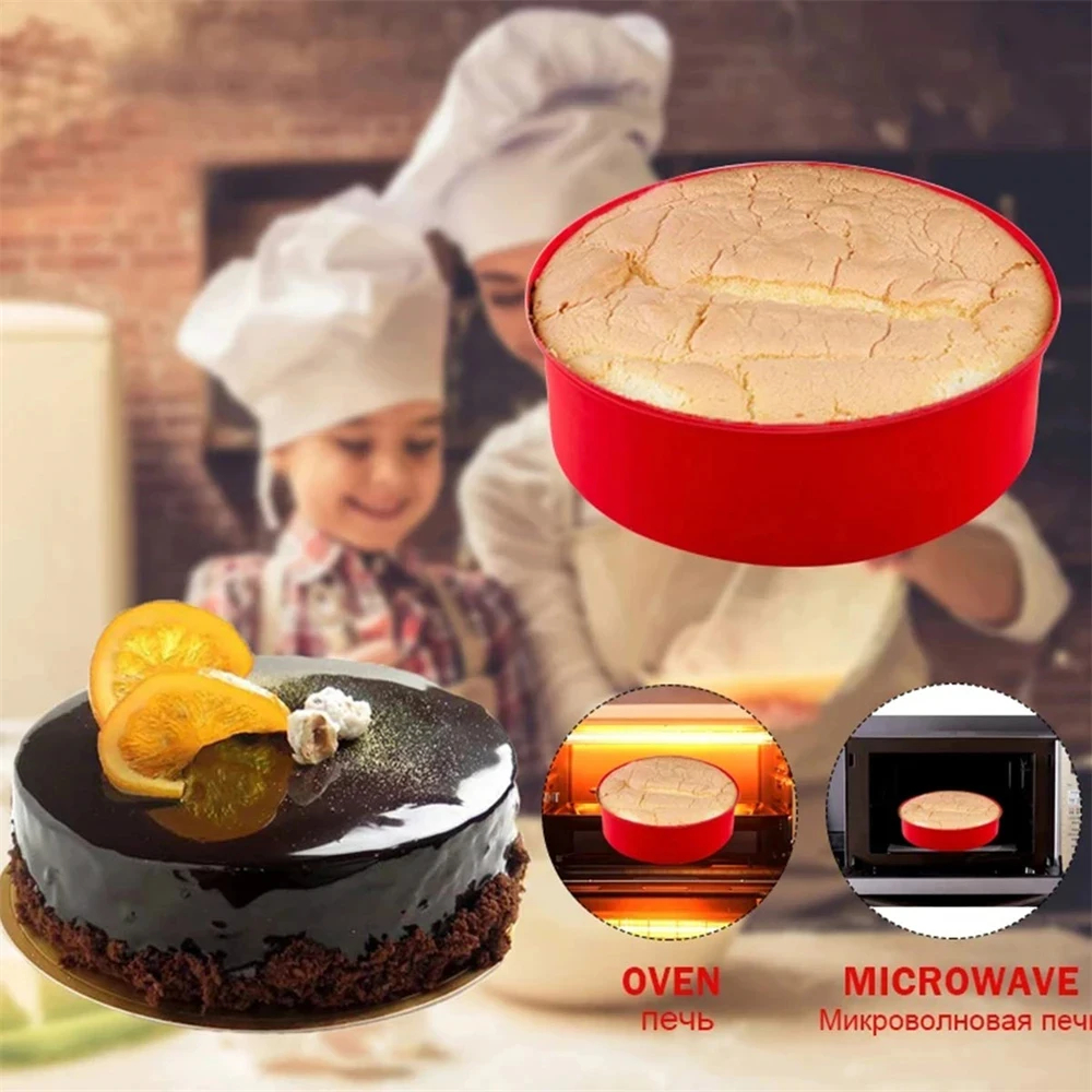 Silicone Cake Mold 4/6/8Inch R - Coaster Mold Round ulasan dan harga