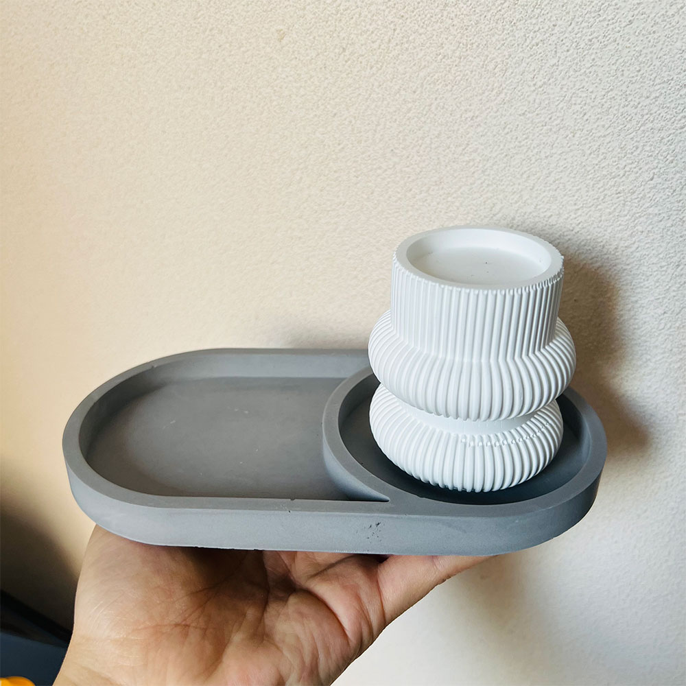 Oval Storage Tray Concrete Mol - Serving Tray Mold ulasan dan harga