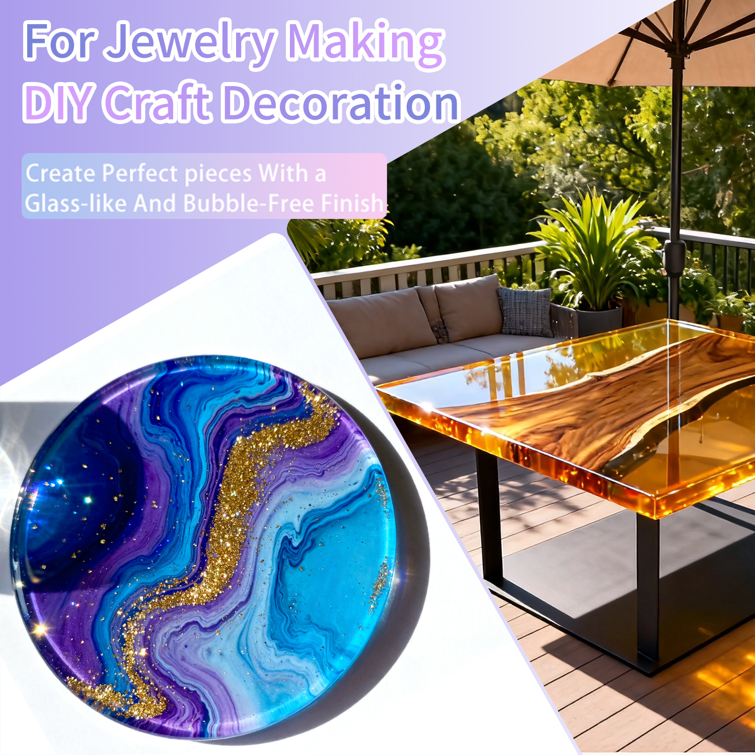 200g UV Resin Crystal Clear Ha - Epoxy Uv Resin Kit ulasan dan harga