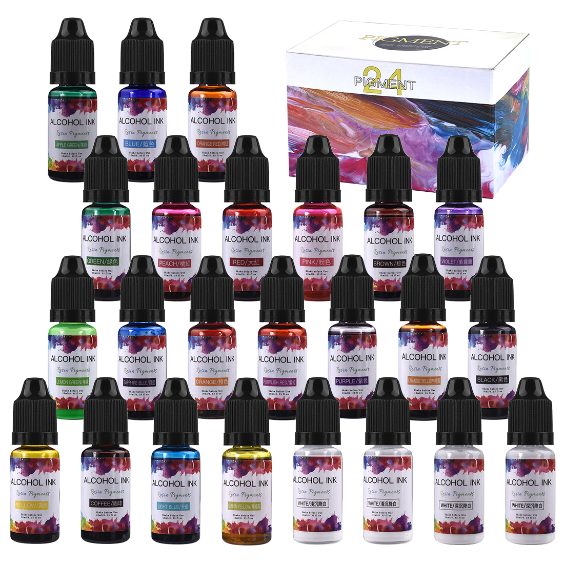 10ML Art Ink Alcohol Resin Pig - Resin Dye Alcohol ulasan dan harga