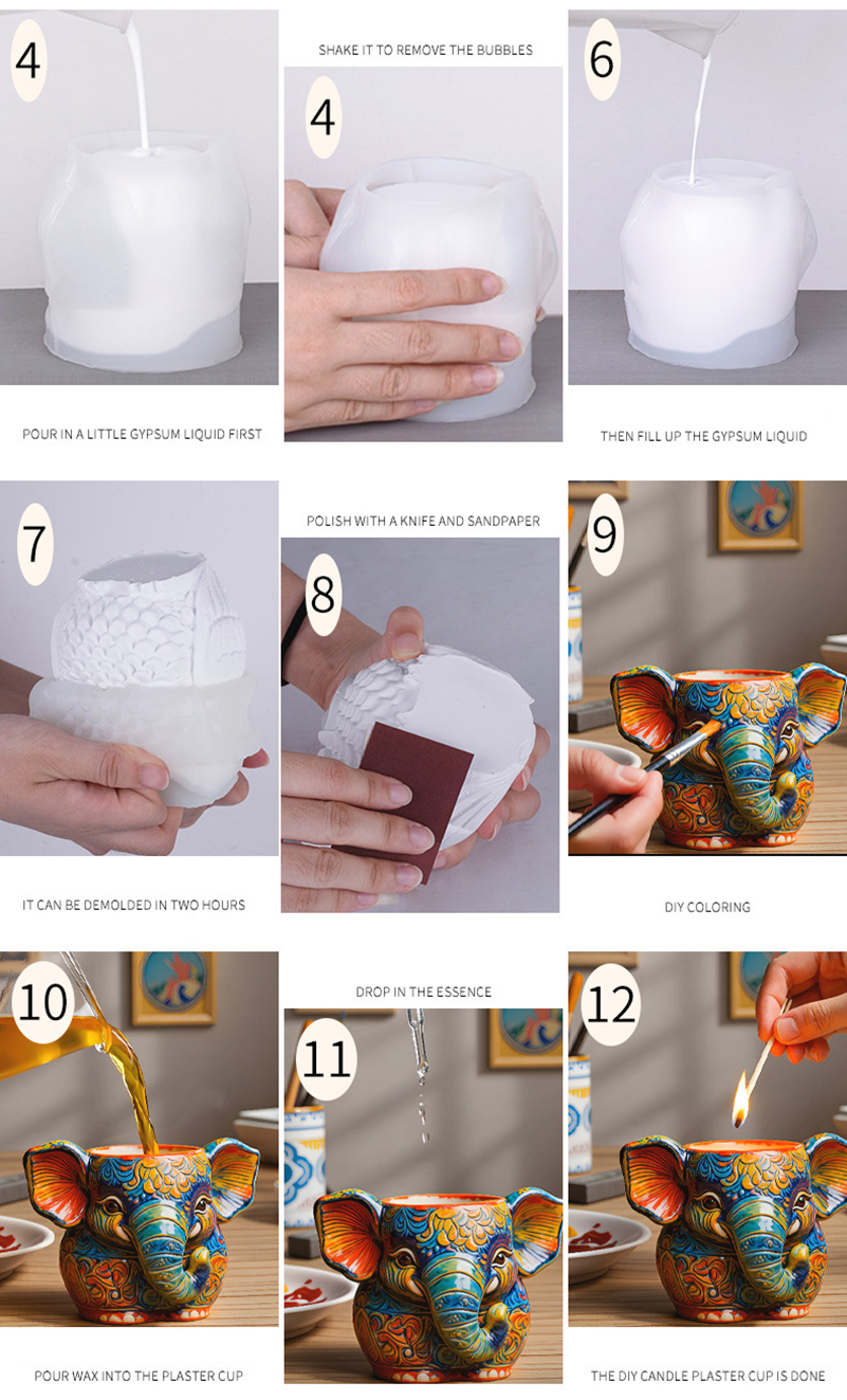 Vase Silicone Mold Silicone Pl - Resin Craft Workshop ulasan dan harga