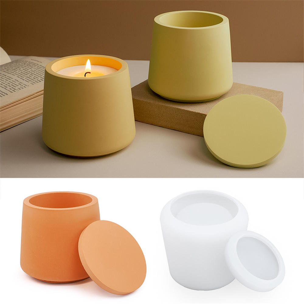 Candle Jar Silicone Mold With  - Serving Tray Mold ulasan dan harga