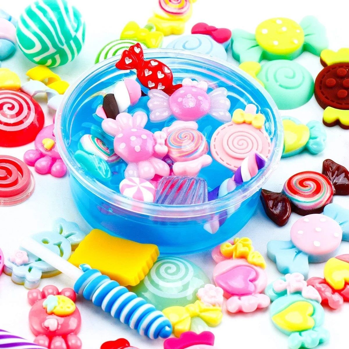 30pcs Random Candy Slime Charm - Resin Craft Supplies ulasan dan harga