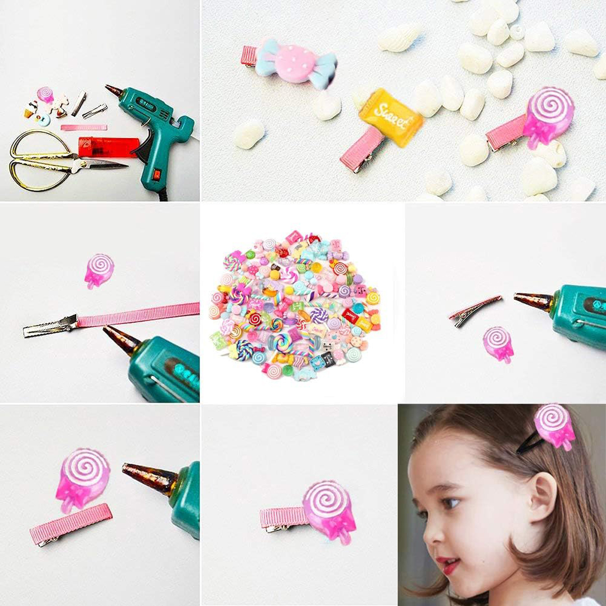 30pcs Random Candy Slime Charm - Resin Craft Supplies ulasan dan harga