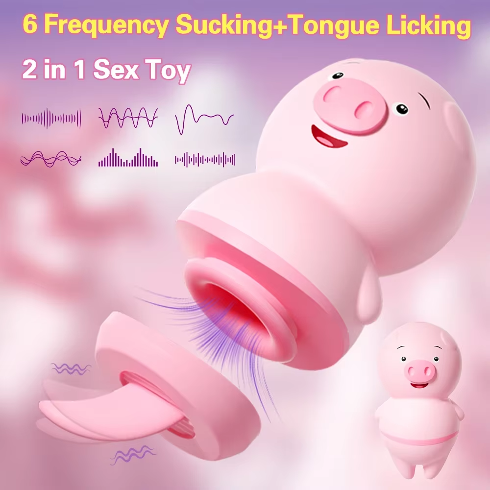 Mini Pig Licking Tongue Vibrat - Vacuum Chamber Small ulasan dan harga