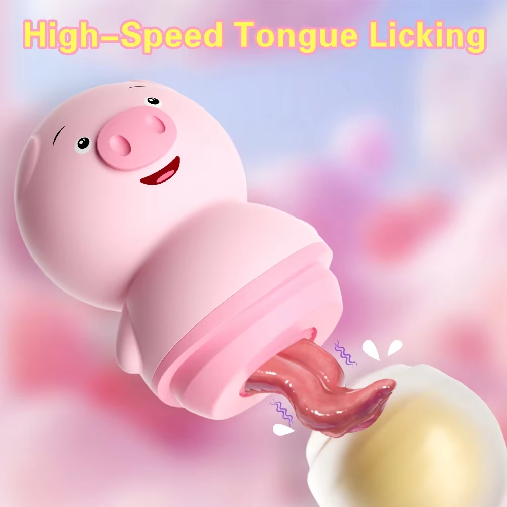 Mini Pig Licking Tongue Vibrat - Vacuum Chamber Small ulasan dan harga