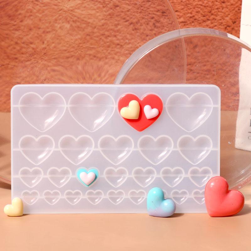 Silicone Mold Heart Shape Pend - Resin Craft Workshop ulasan dan harga