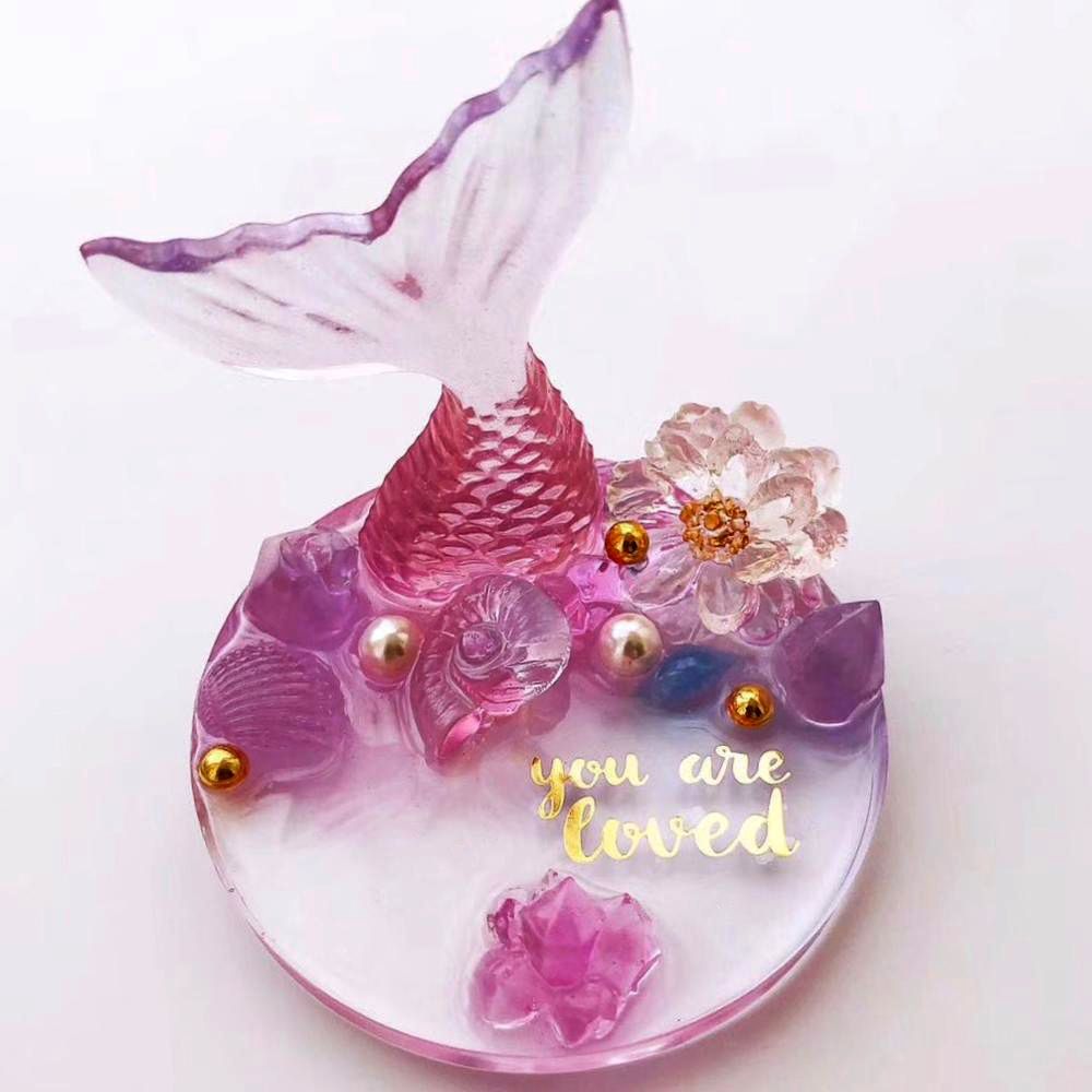 Handmade Pendant Agate Fluid A - Coaster Mold Round ulasan dan harga