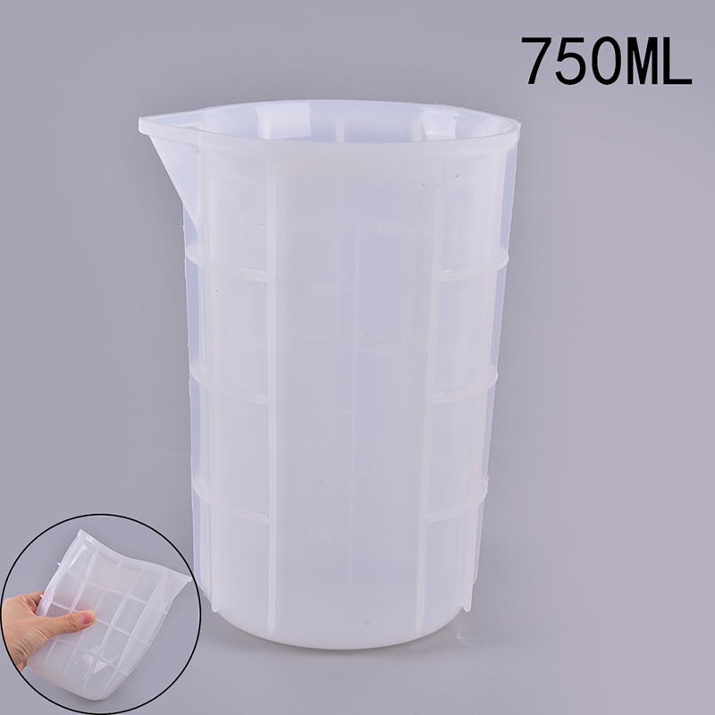 【Q】750ml Silicone Measuring Cu - Mixing Cup Silicone ulasan dan harga
