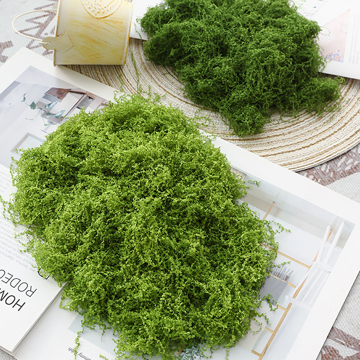 about 20g Artificial Green Pla - Terrarium Moss Art ulasan dan harga