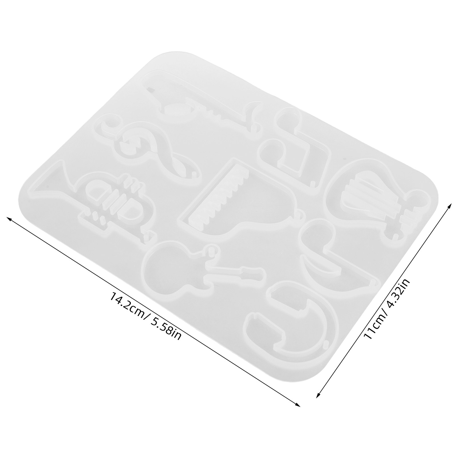 3Pcs Music Themed Silicone Mol - Resin Craft Workshop ulasan dan harga