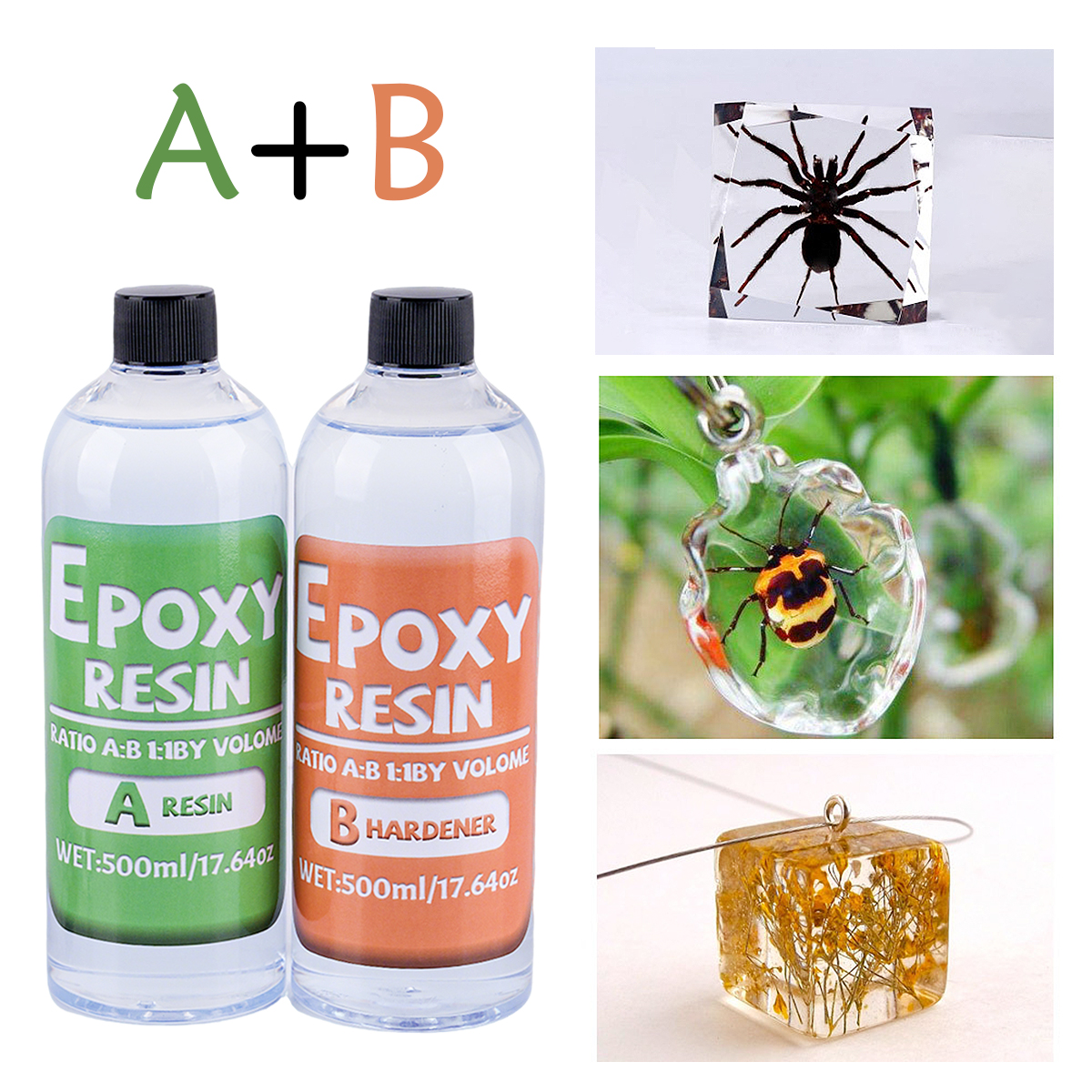 1:1 AB Resin Epoxy Glue Kit Hi - Resin Jewelry Kit ulasan dan harga