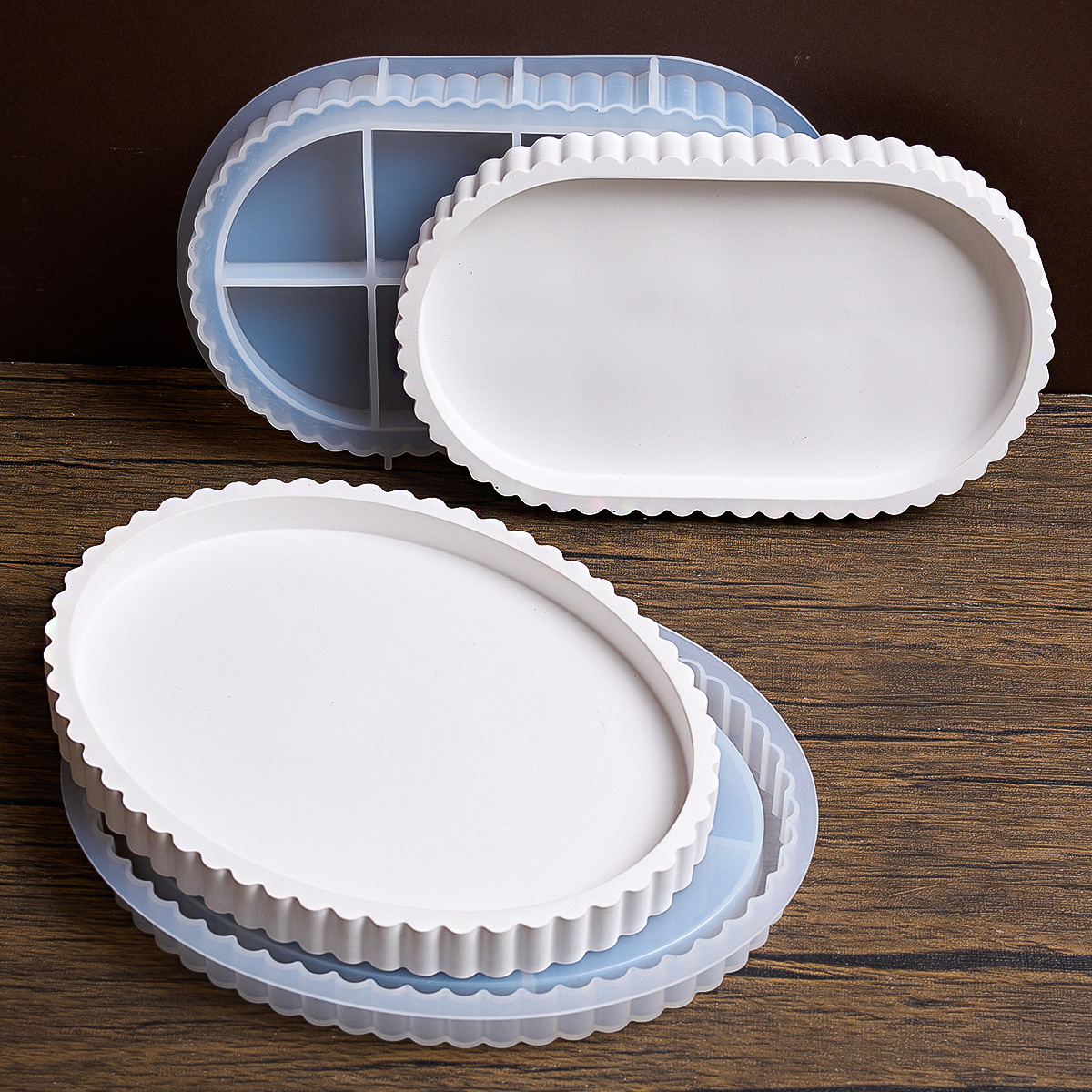 DIY Concrete Tray Silicone Mol - Coaster Mold Round ulasan dan harga