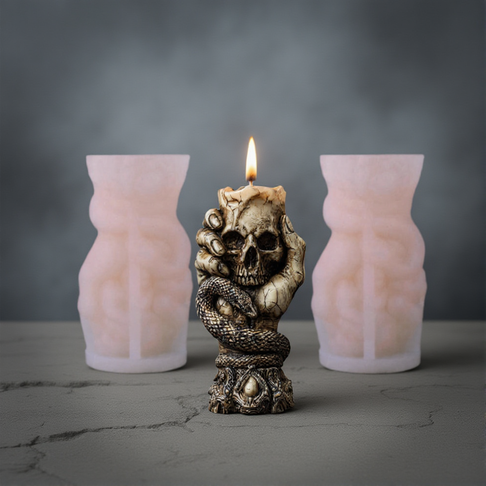 Halloween Skull Aroma Candle S - Resin Craft Workshop ulasan dan harga