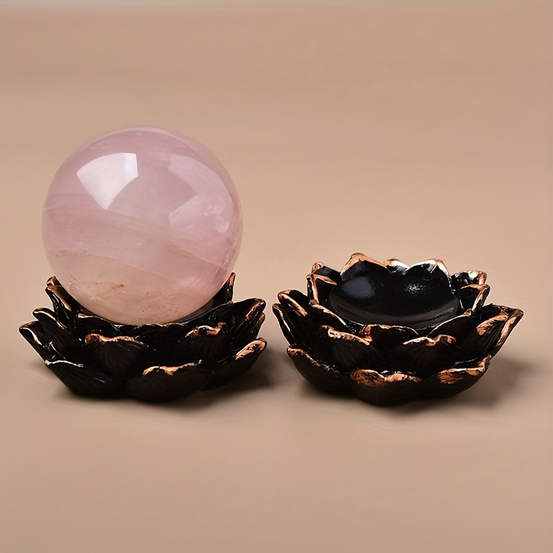 1pc Lotus Flower Crystal Ball  - Flower Preservation Resin ulasan dan harga