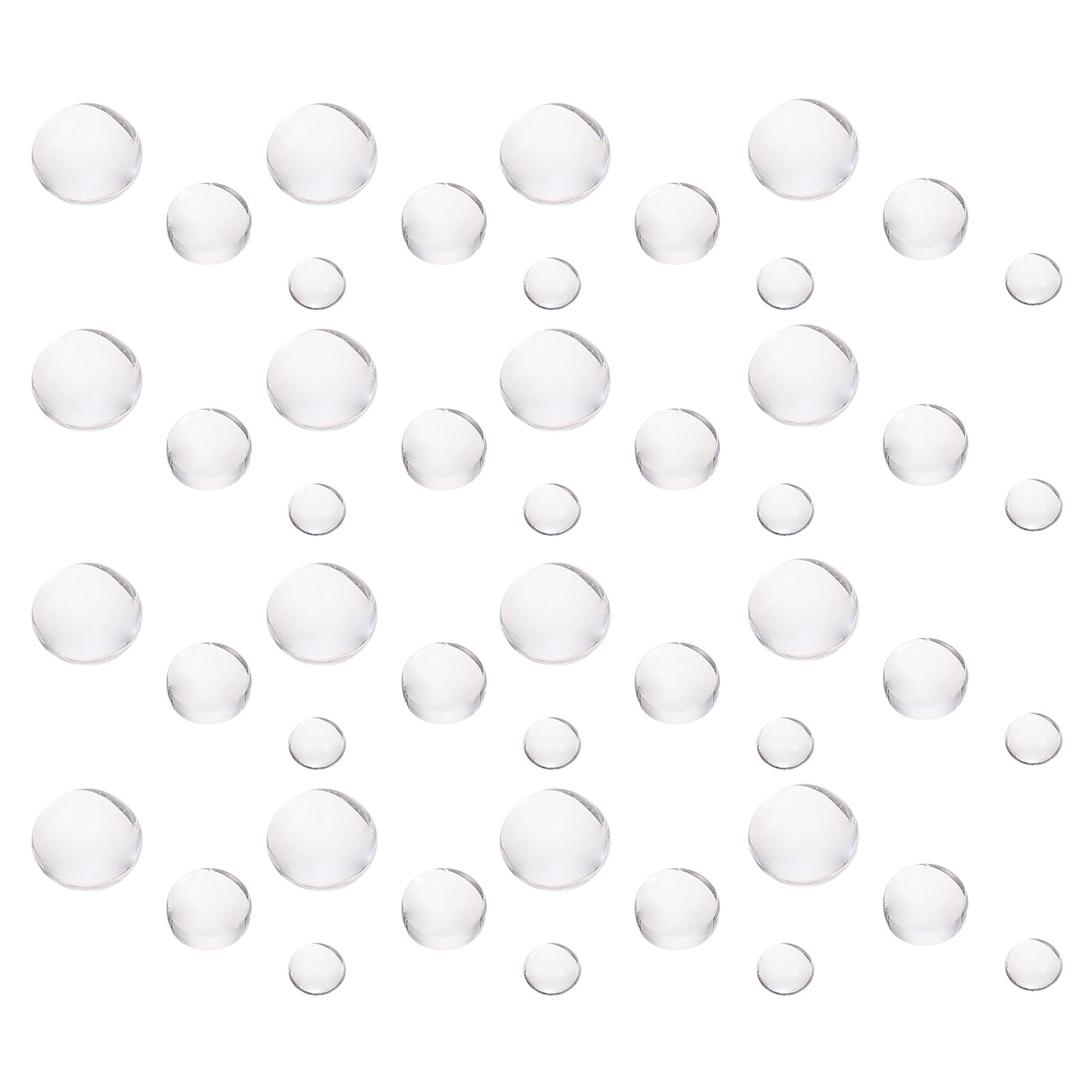 350Pcs Flat Round Resin Patche - Resin Craft Material ulasan dan harga