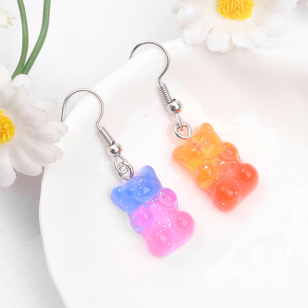 60pcs Dual Color Resin Bear Sh - Resin Craft Supplies ulasan dan harga
