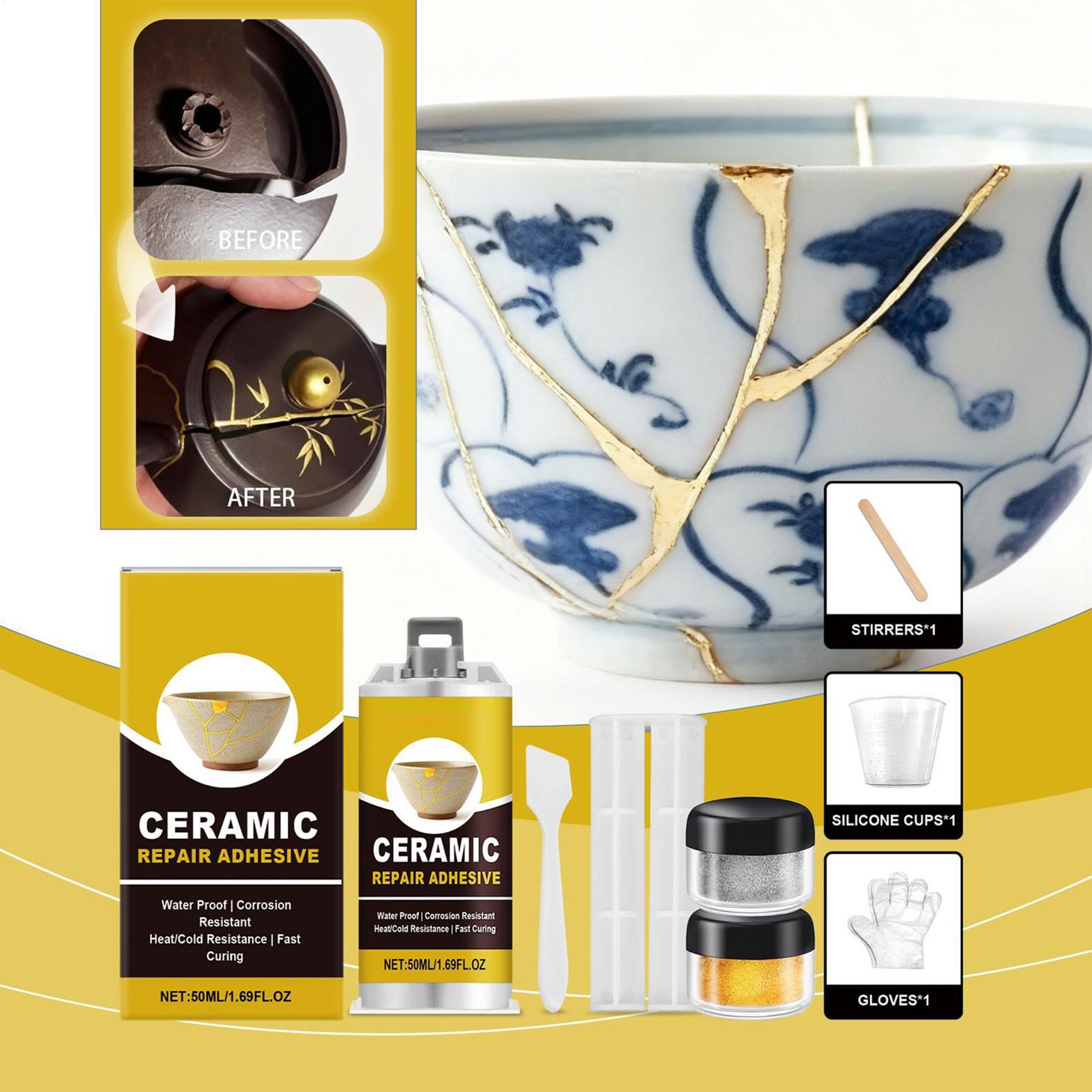 Ceramic Glass Repair Kit Epoxy - Resin Craft Workshop ulasan dan harga