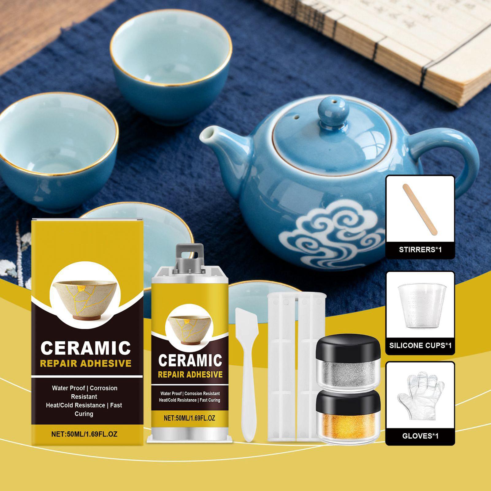 Ceramic Glass Repair Kit Epoxy - Resin Craft Workshop ulasan dan harga