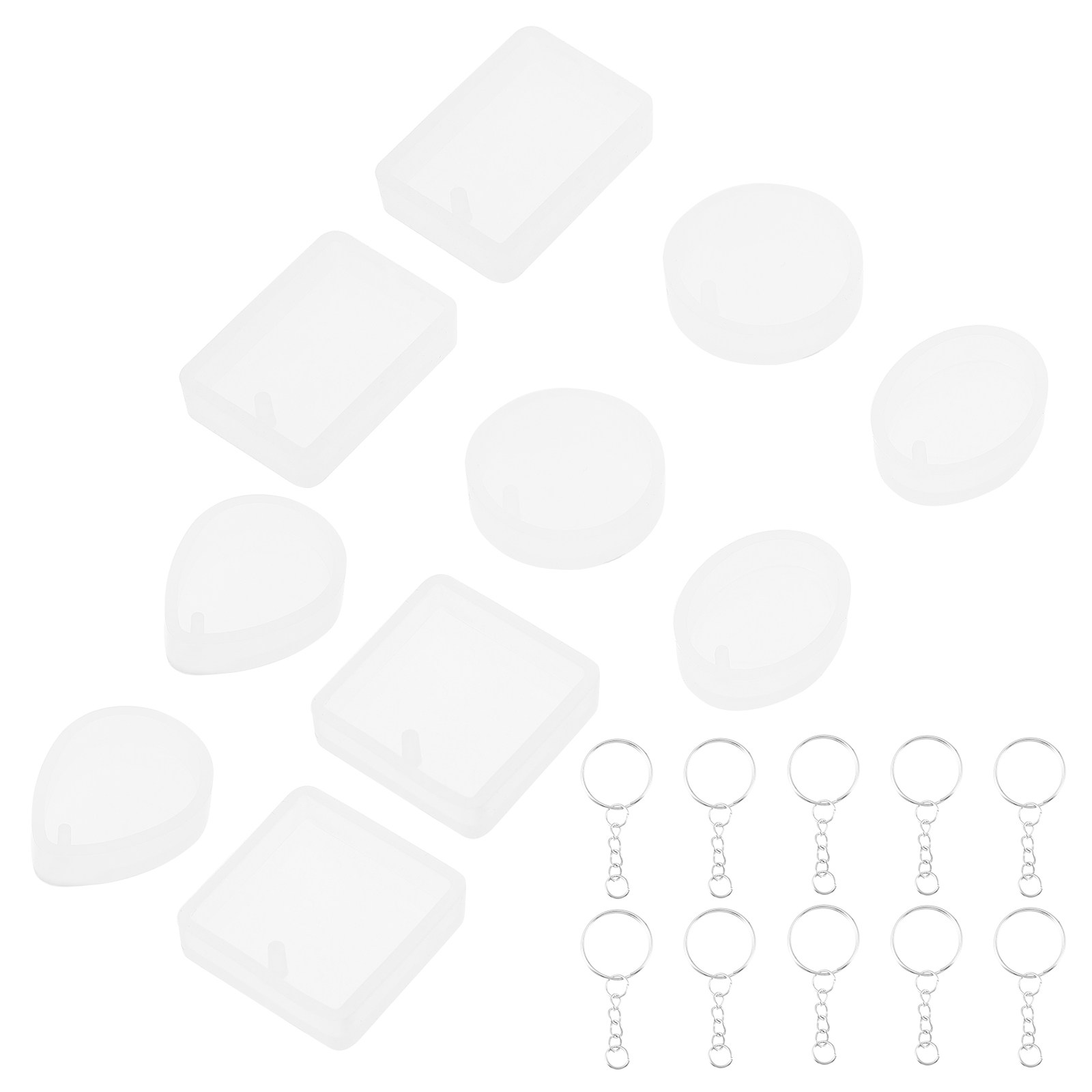 10pcs Pendant Mold Set Silicon - Resin Craft Kit ulasan dan harga