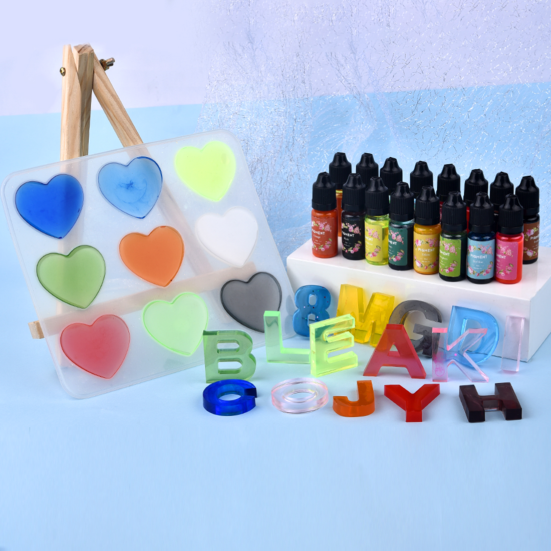 1 Set Resin Pigment Kit Art In - Resin Dye Alcohol ulasan dan harga