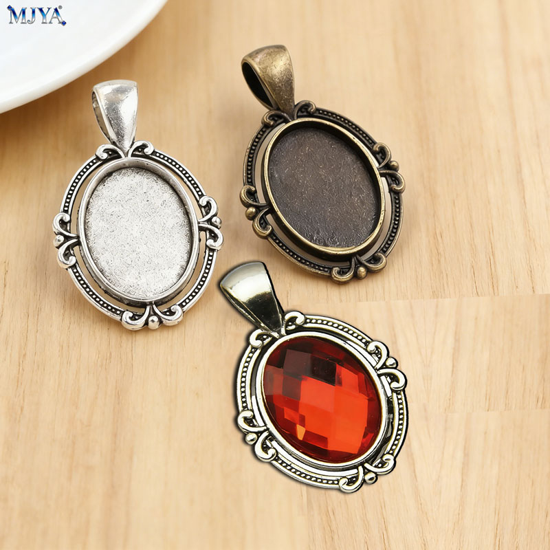 MJYA 10pcs Vintage Pendant Set - Resin Craft Supplies ulasan dan harga