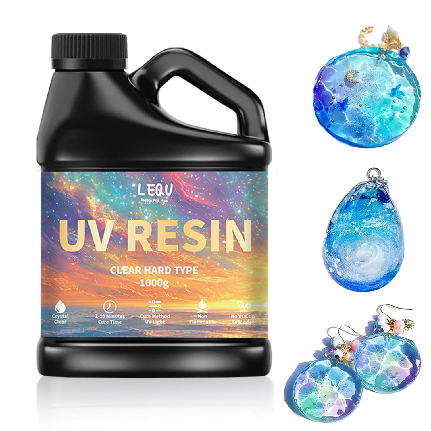 100/200/500/1000g UV Epoxy Res - Epoxy Uv Resin Kit ulasan dan harga