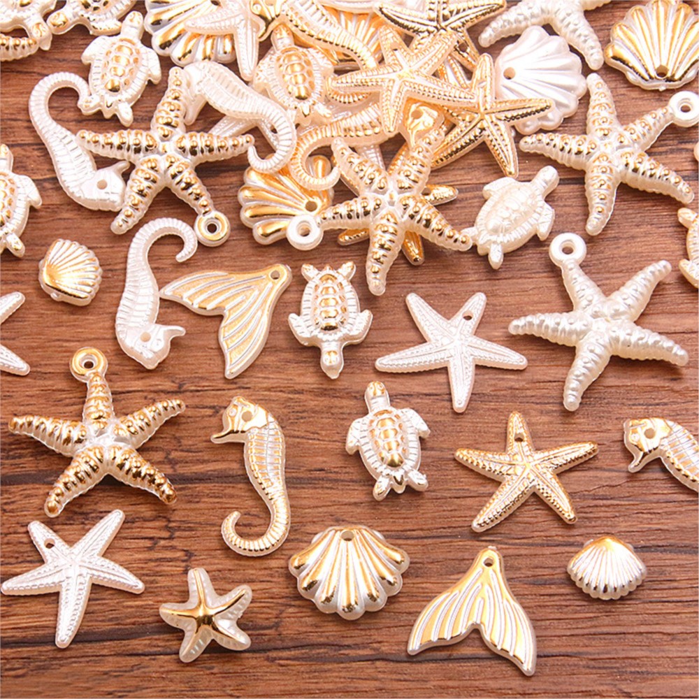 30/50g Mix Random Summer Starf - Resin Crafts Diy ulasan dan harga